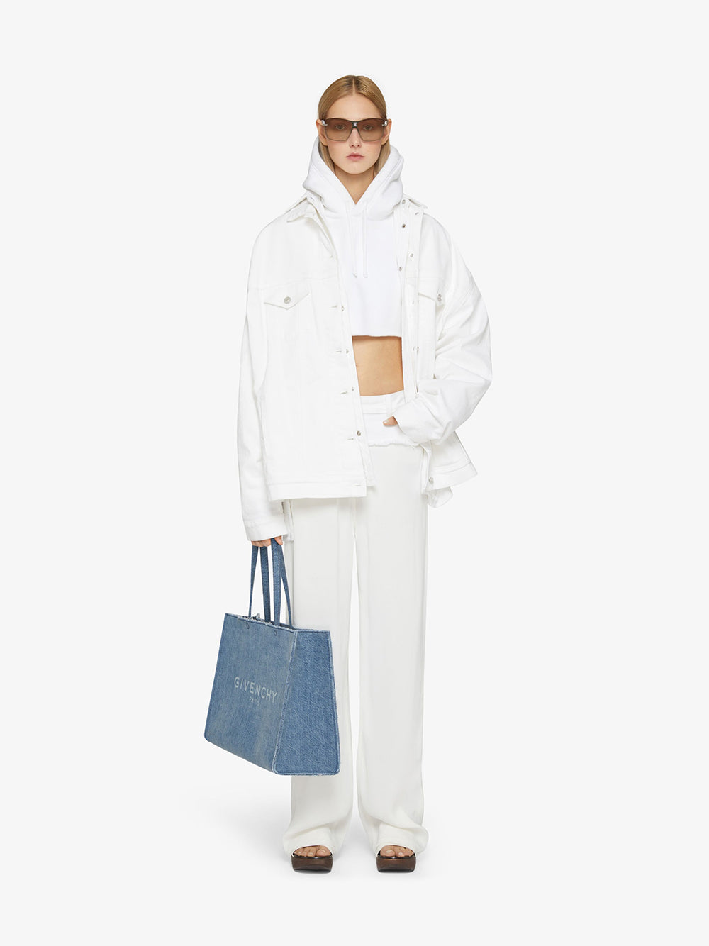 Givenchy Oversized Jacket In Denim