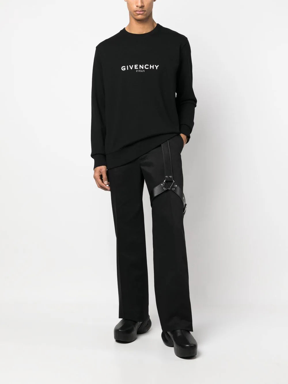 Givenchy Givenchy Reverse Slim Sweatshirt In Brushed Fabric