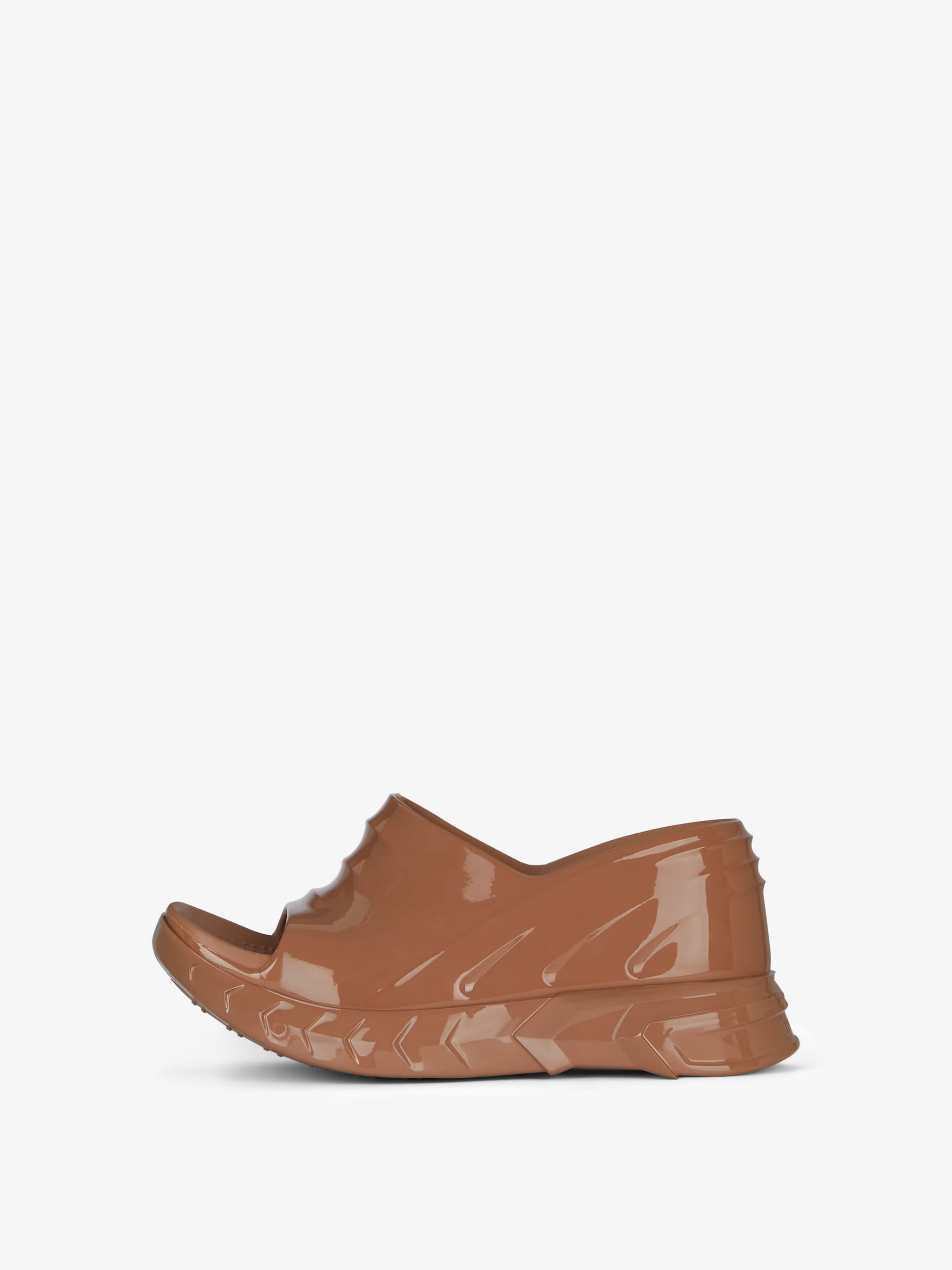Givenchy Rubber Marshmallow Wedge Sandals