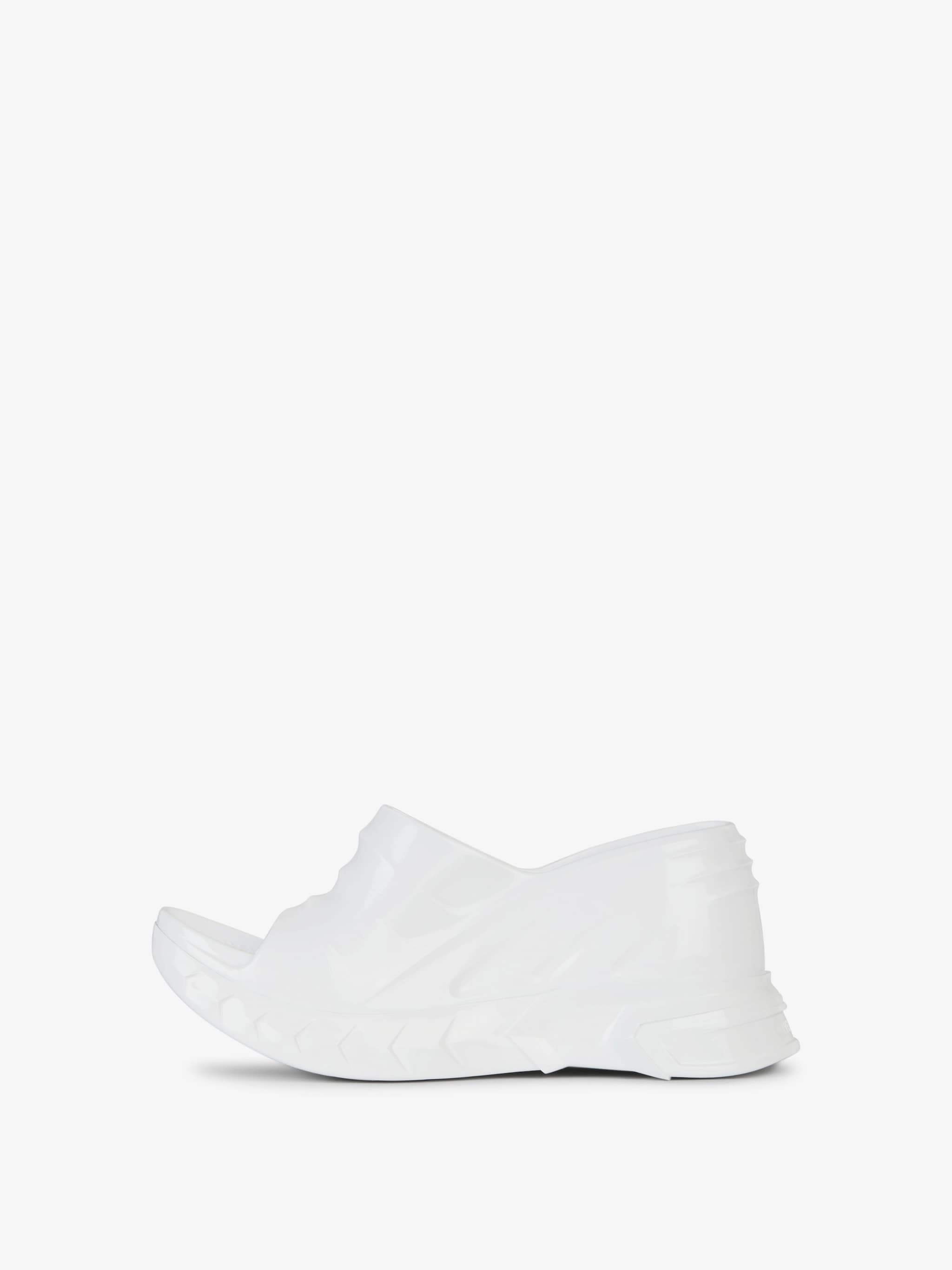 Givenchy Rubber Marshmallow Wedge Sandals