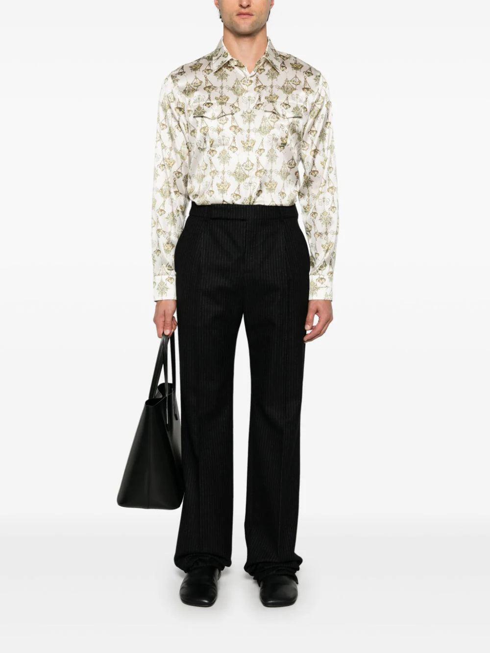 Givenchy Shirt With Chandelier Print In Silk