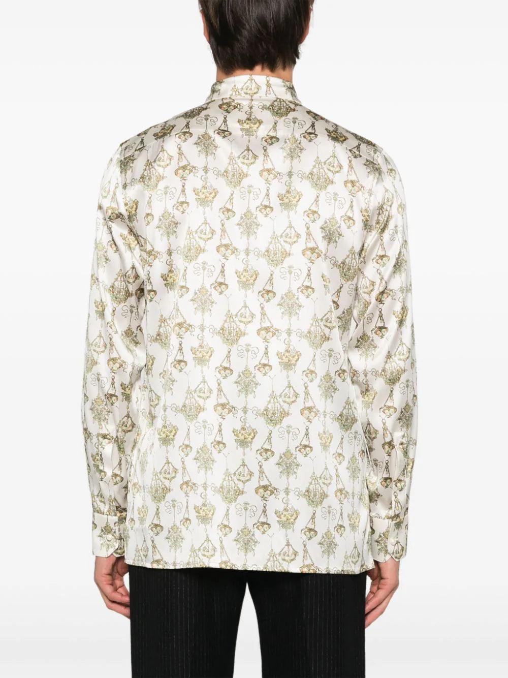 Givenchy Shirt With Chandelier Print In Silk