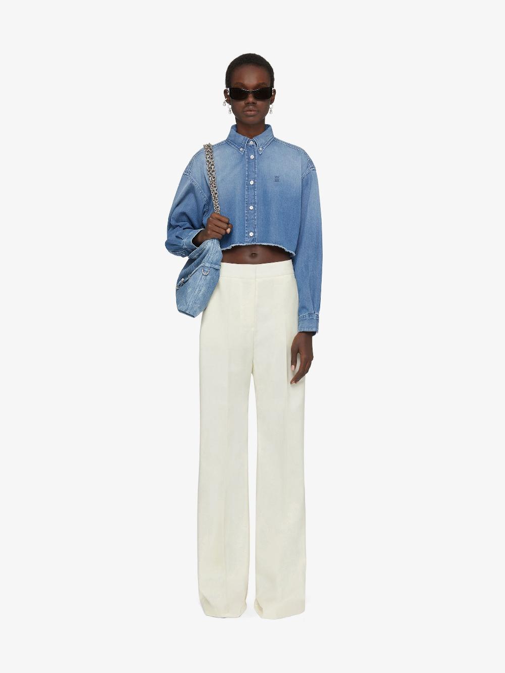 Givenchy Short Denim Shirt