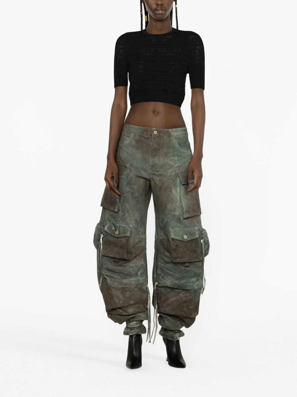 Givenchy Short Sweater In 4g Jacquard