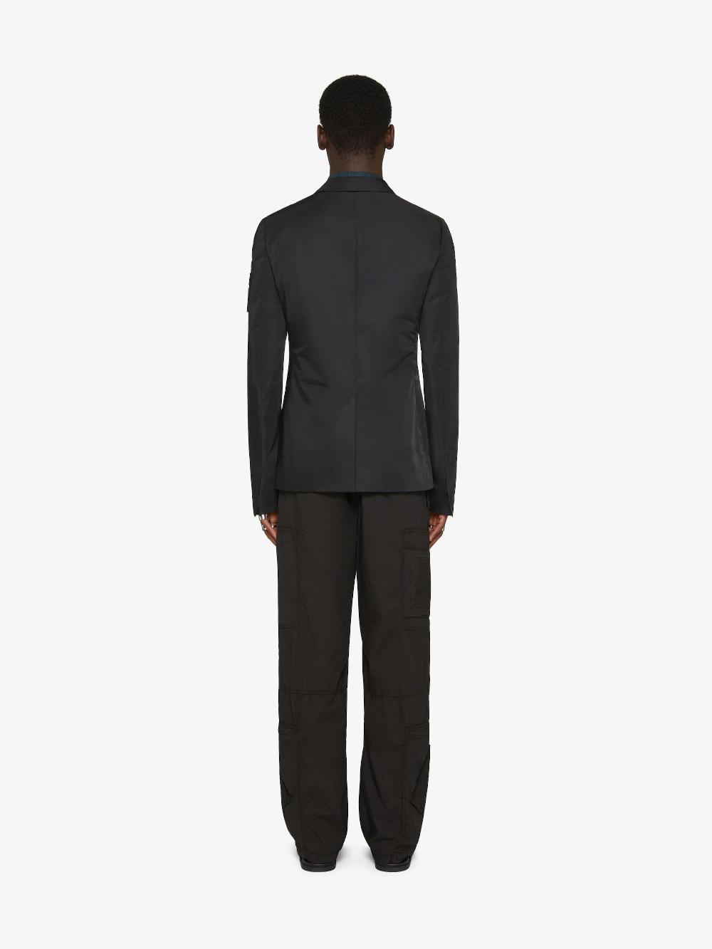 Givenchy Slim Fit Jacket In Technical Fabric