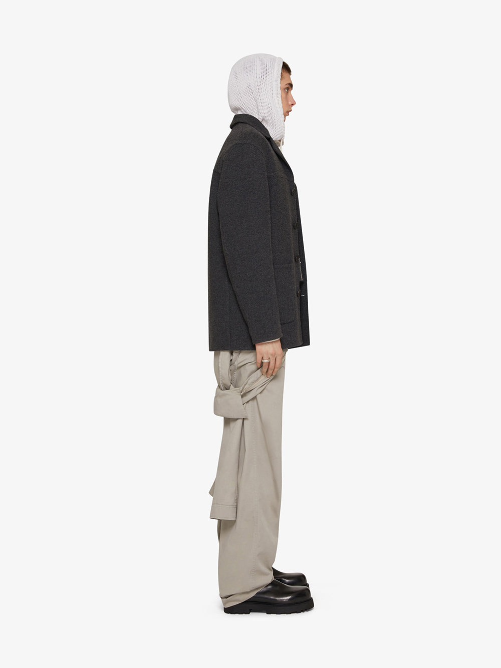 Givenchy Structured Jacket In Wool And Cashmere