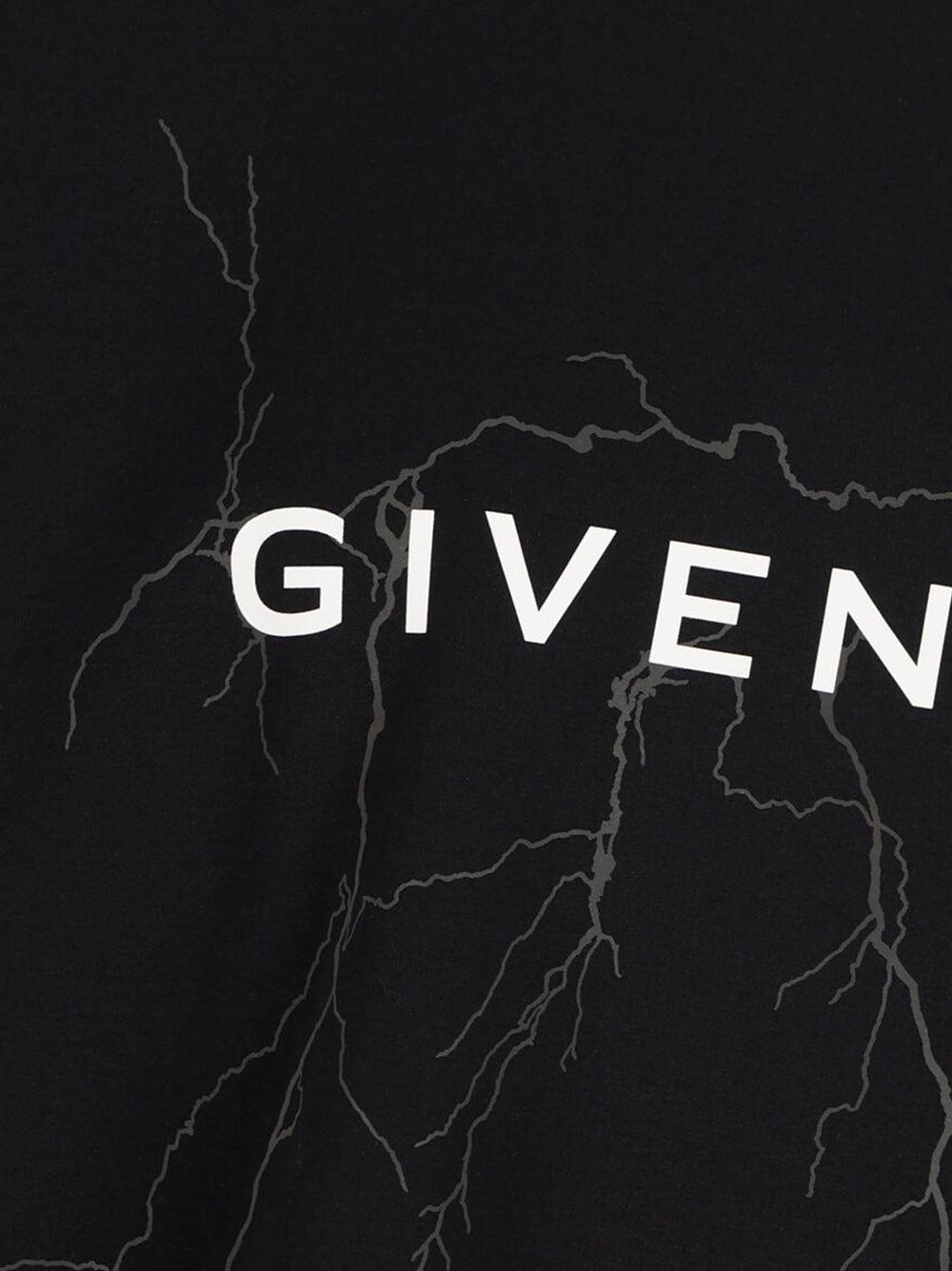 Givenchy T-shirt In Cotton With Reflective Artwork