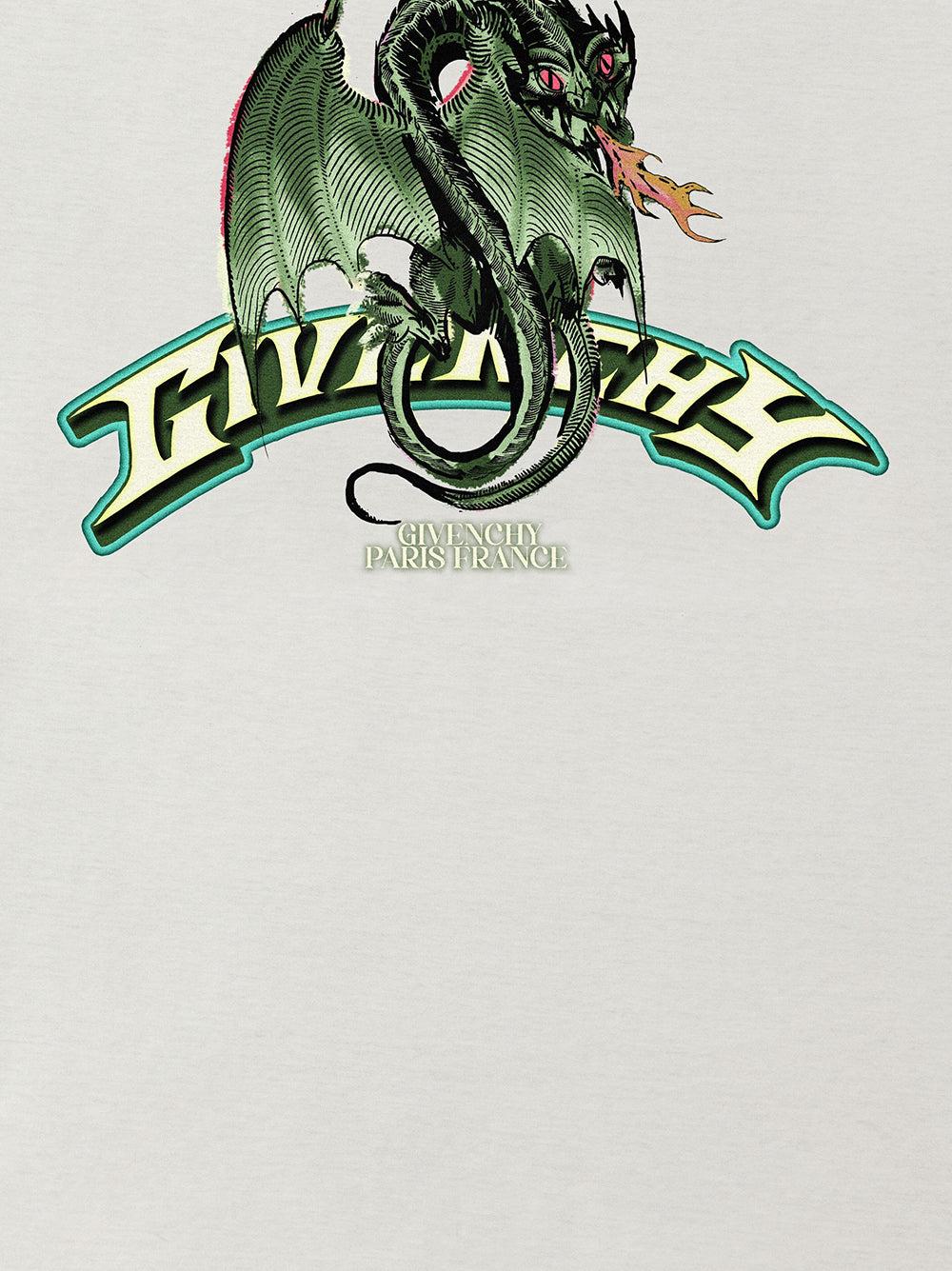 Givenchy T-shirt With Givenchy Dragon Print