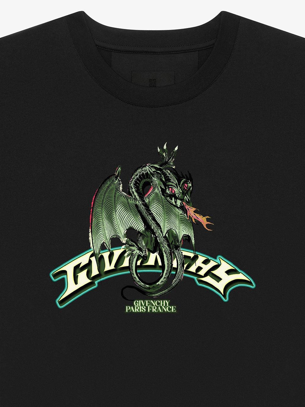 Givenchy T-shirt With Givenchy Dragon Print