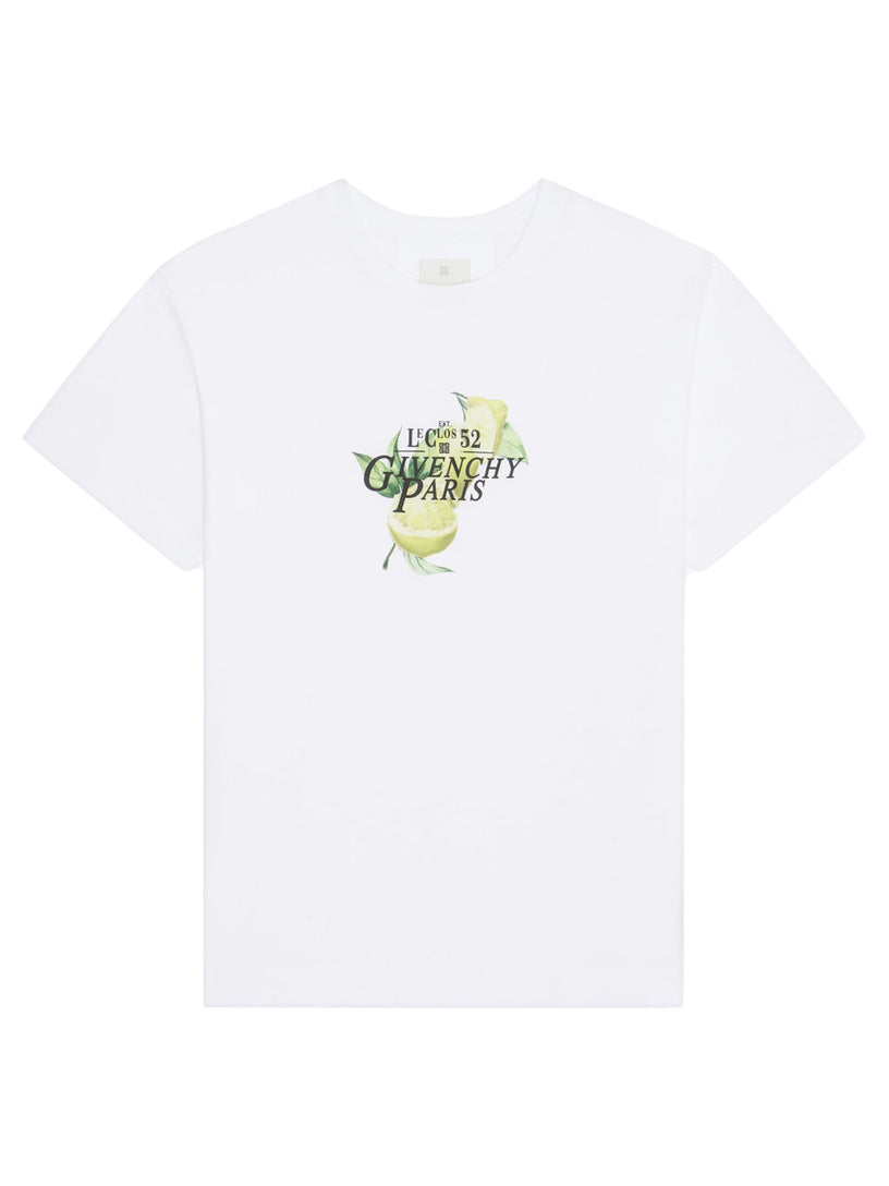 Givenchy T-shirt with givenchy lemons print