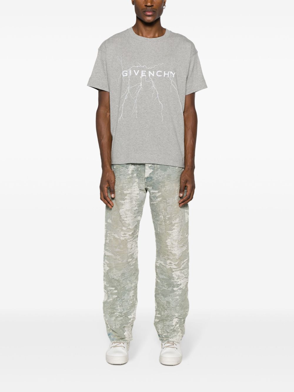 Givenchy T-shirt With Reflective Artwork