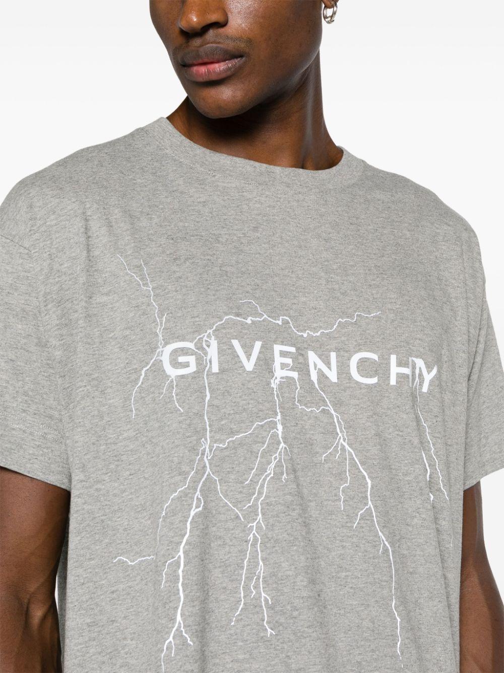 Givenchy T-shirt With Reflective Artwork
