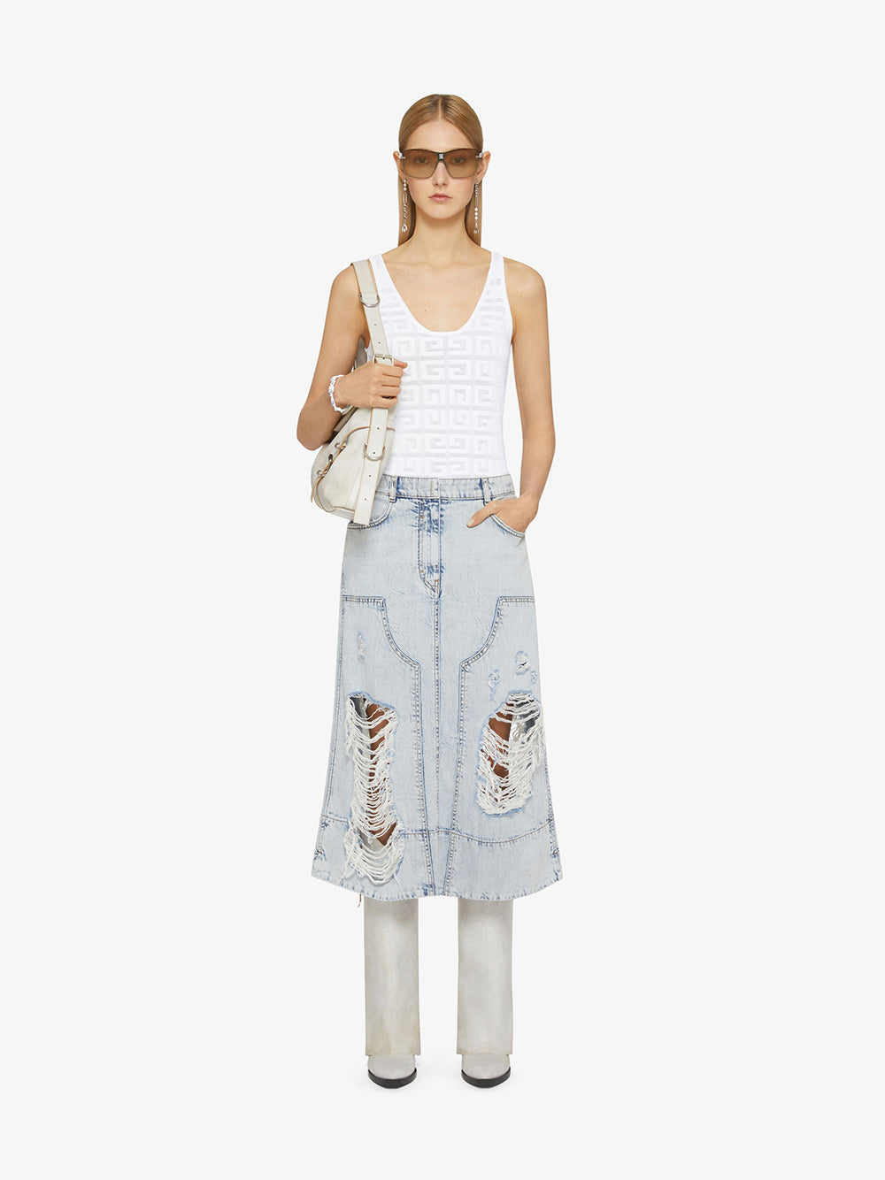 Givenchy Tank Top In 4g Jacquard