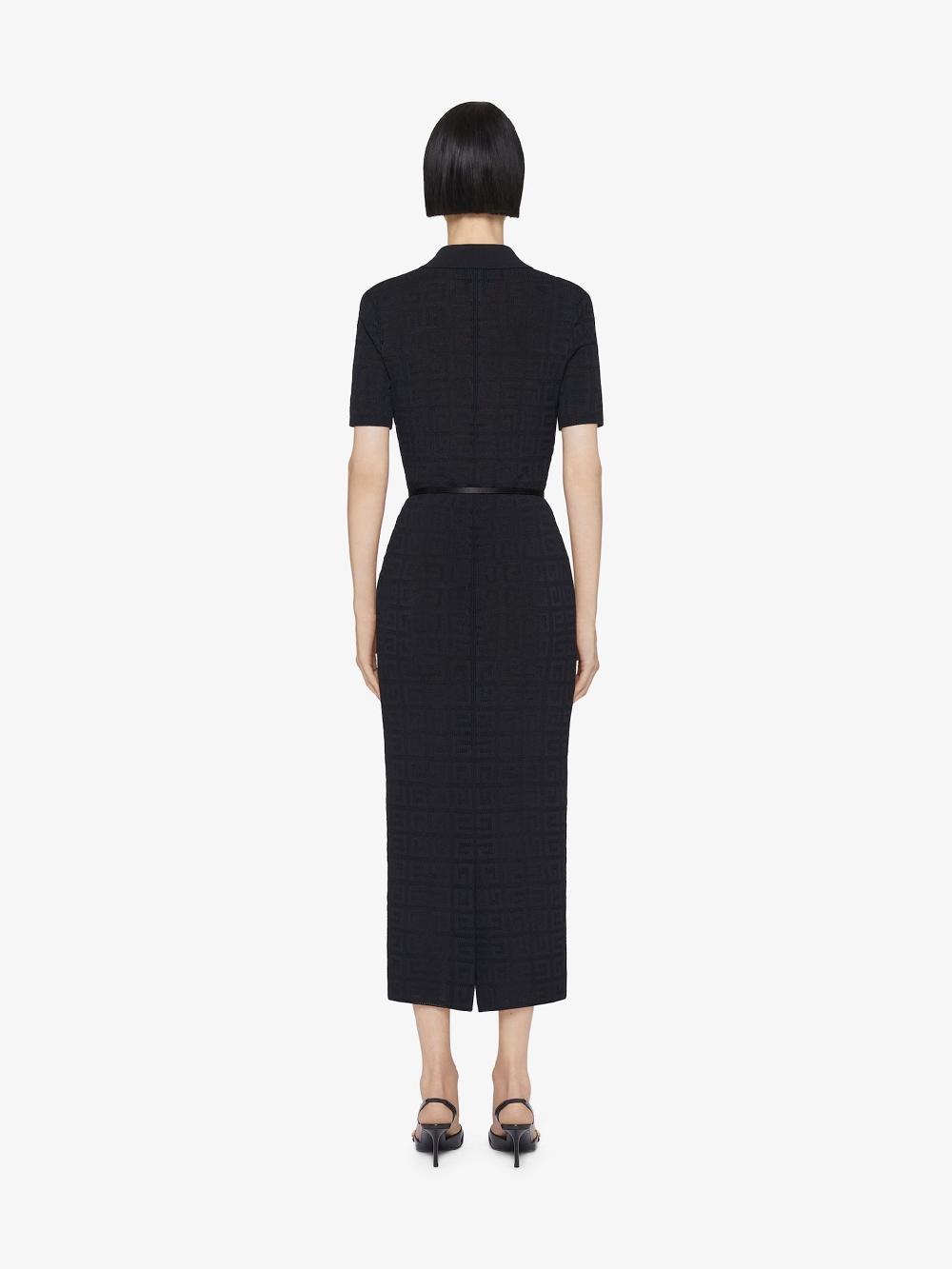 Givenchy Voyou Polo Dress In 4g Jacquard