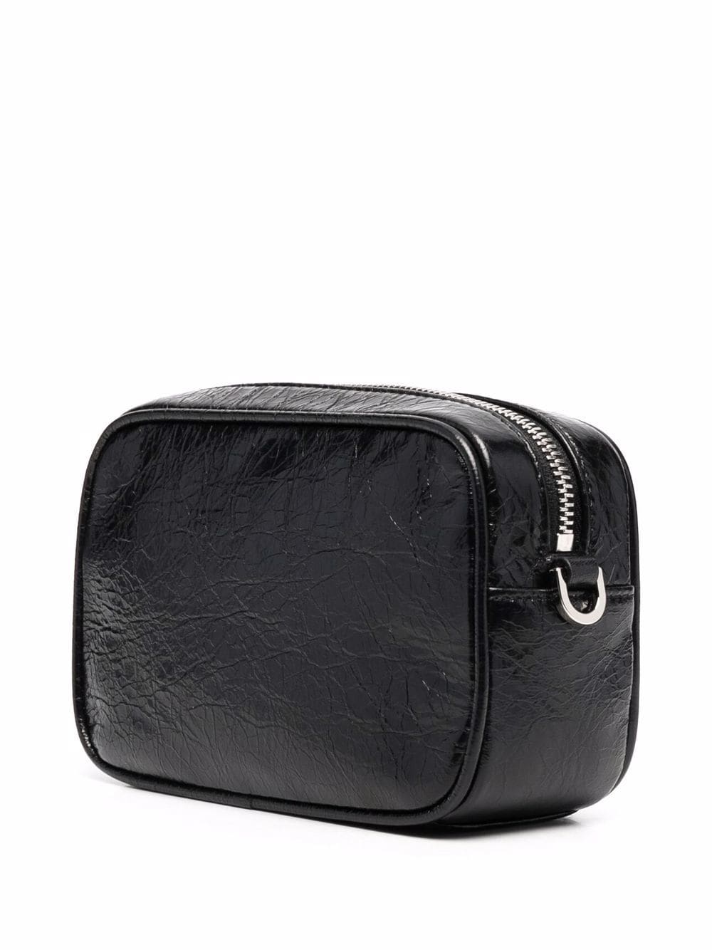 Golden Goose Mini Star Bag In Black Shiny Leather