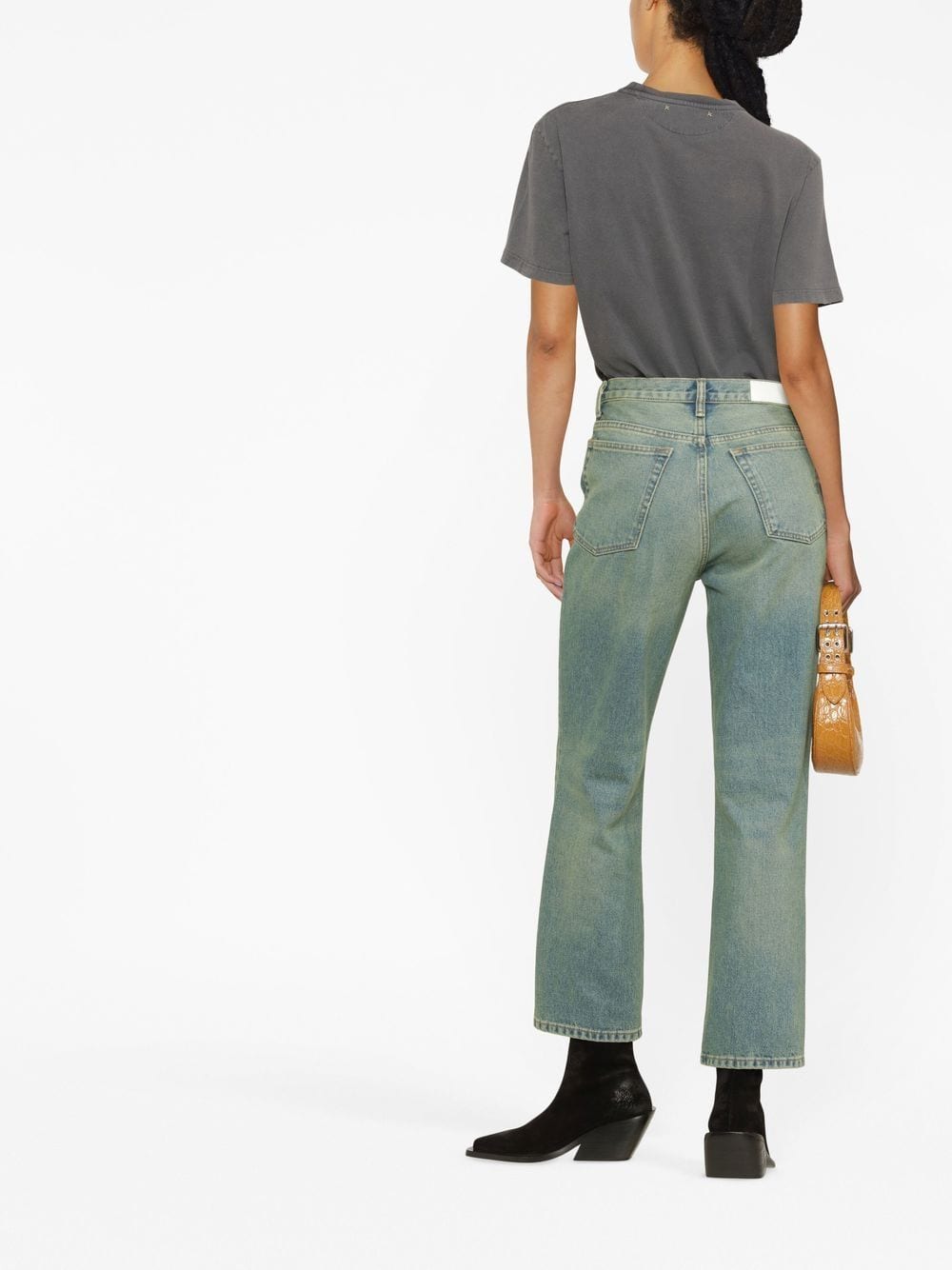 Golden Goose T-shirt With Golden Lettering