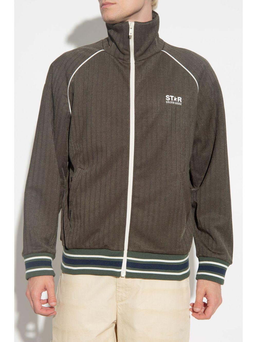 Golden Goose Zip-up Sweatshirt With Logo