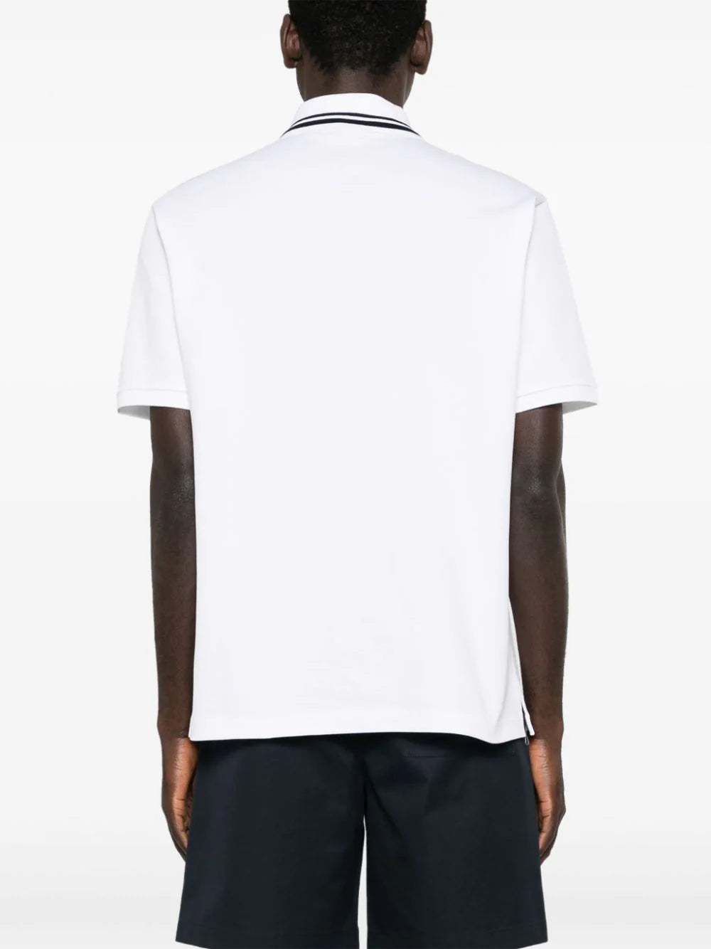 GUCCI Cotton Polo Shirt With Gucci Print