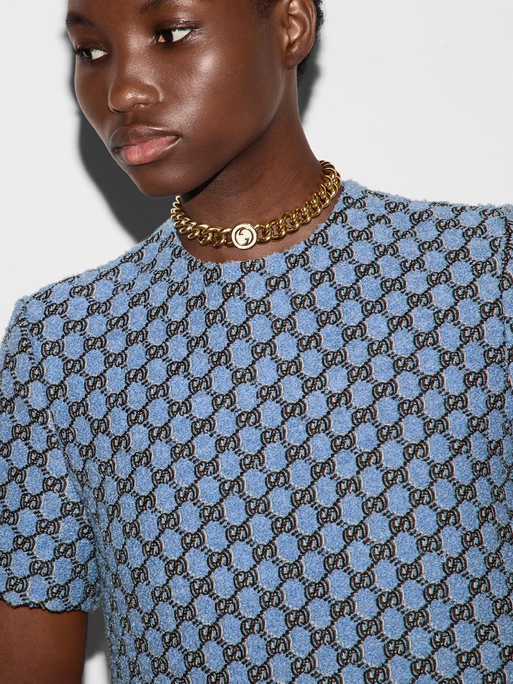 GUCCI Dress With Gg Shadow