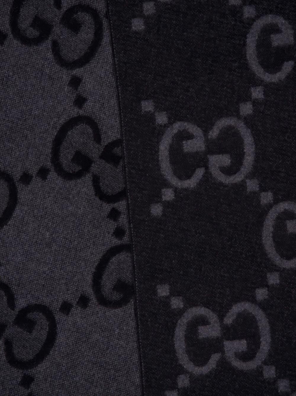 GUCCI Gg Jacquard Cashmere Scarf