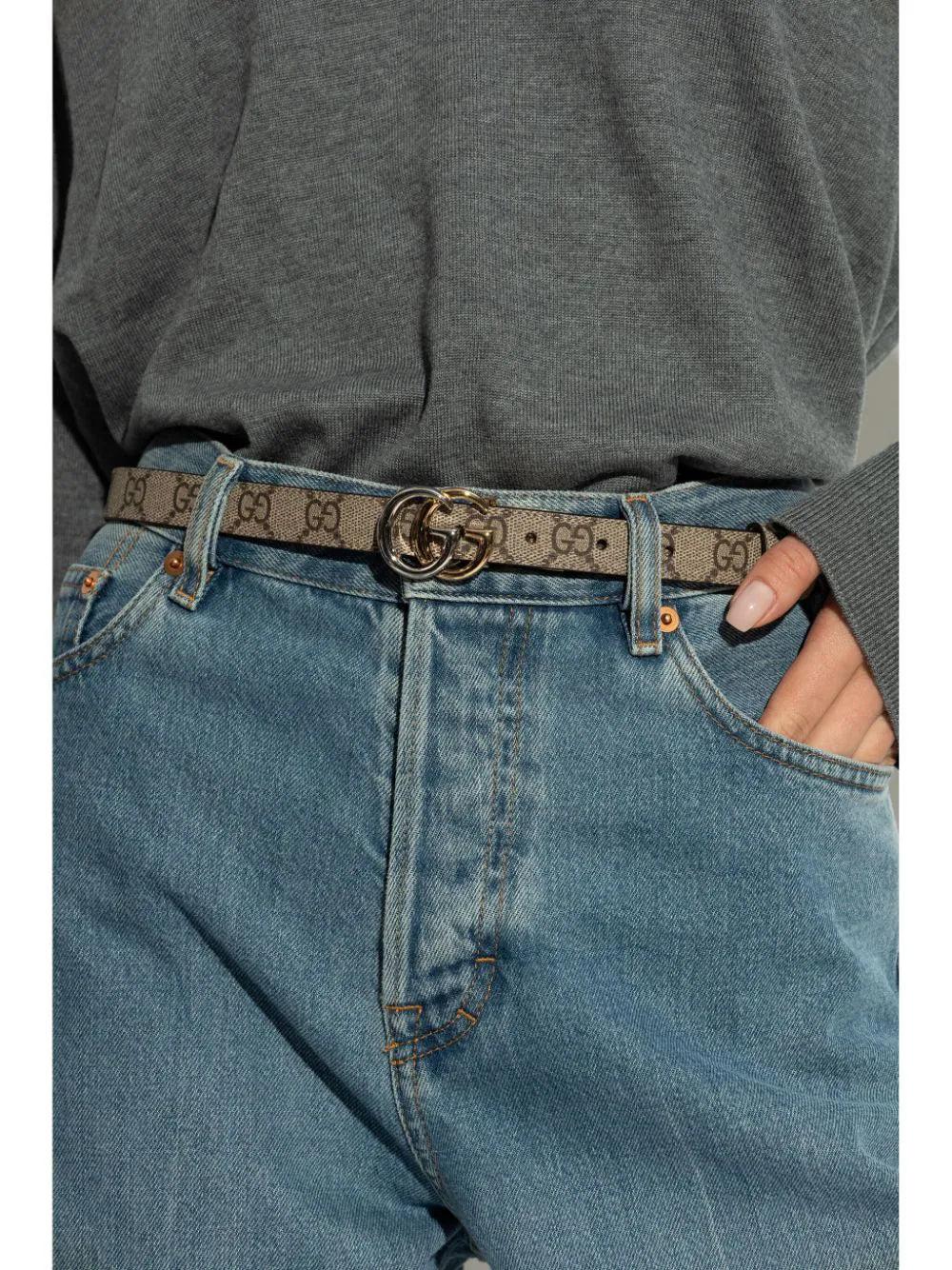 GUCCI Gg Marmont Reversible Thin Belt