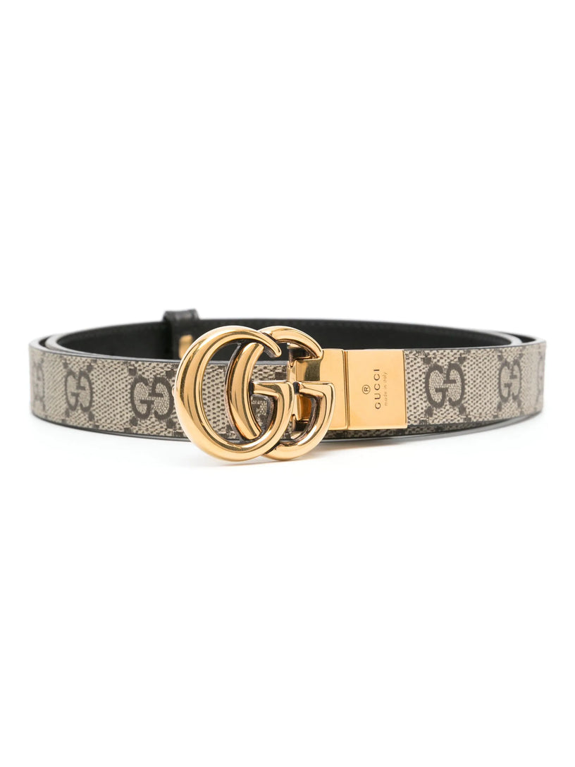 GUCCI Gg marmont reversible thin belt