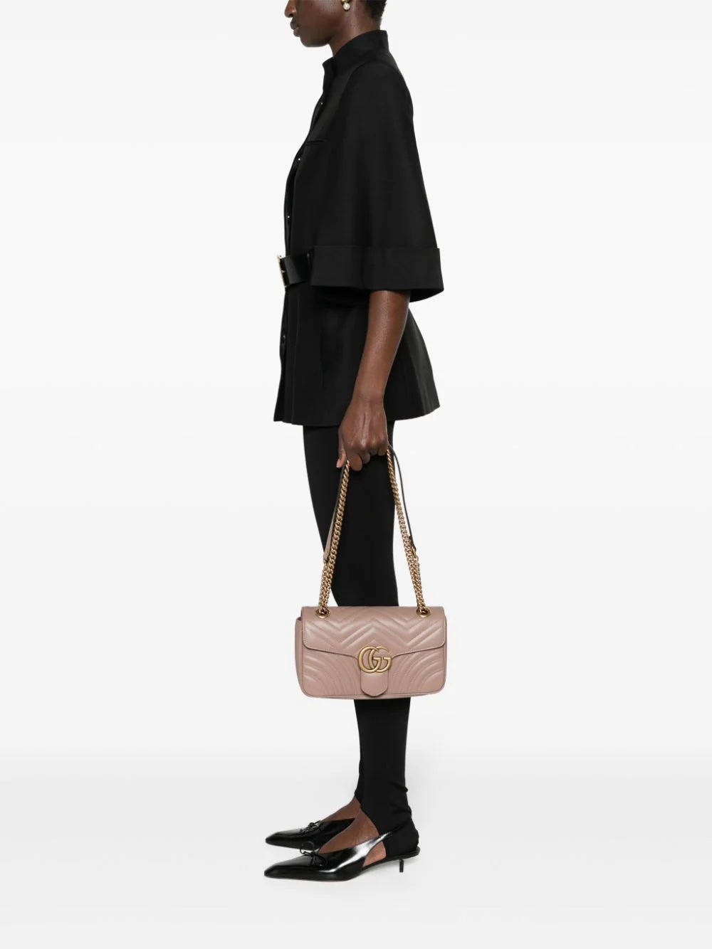 GUCCI Gg Marmont Shoulder Bag Small Size