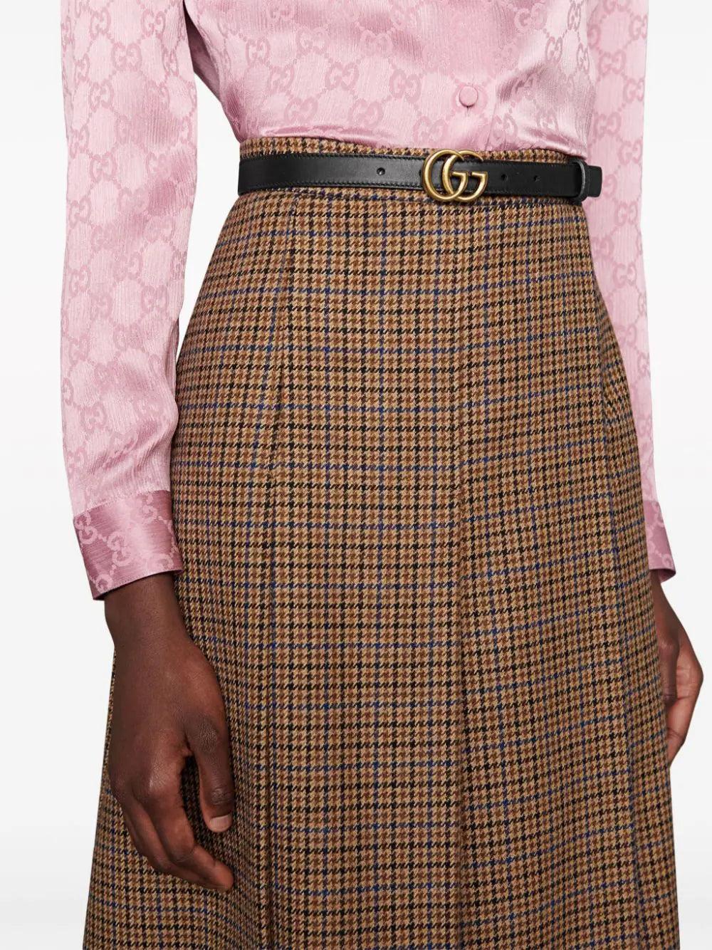 GUCCI Gg Marmont Thin Belt
