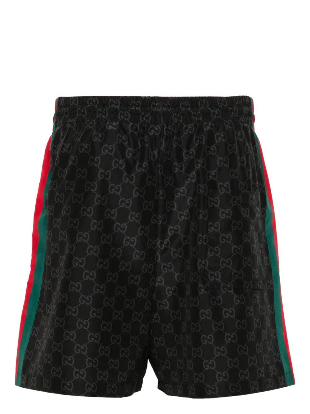 GUCCI Gg Nylon Jacquard Swim Short