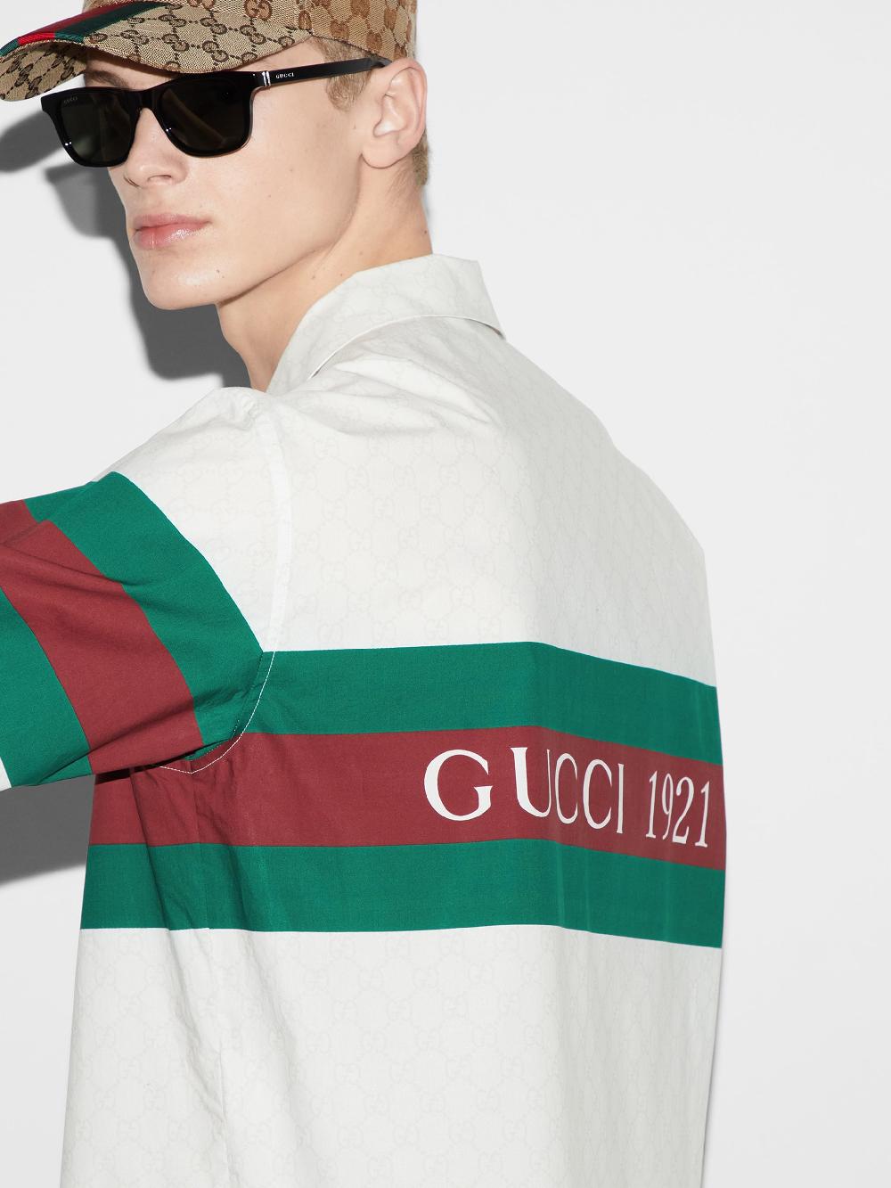 GUCCI Gg Shirt With Web