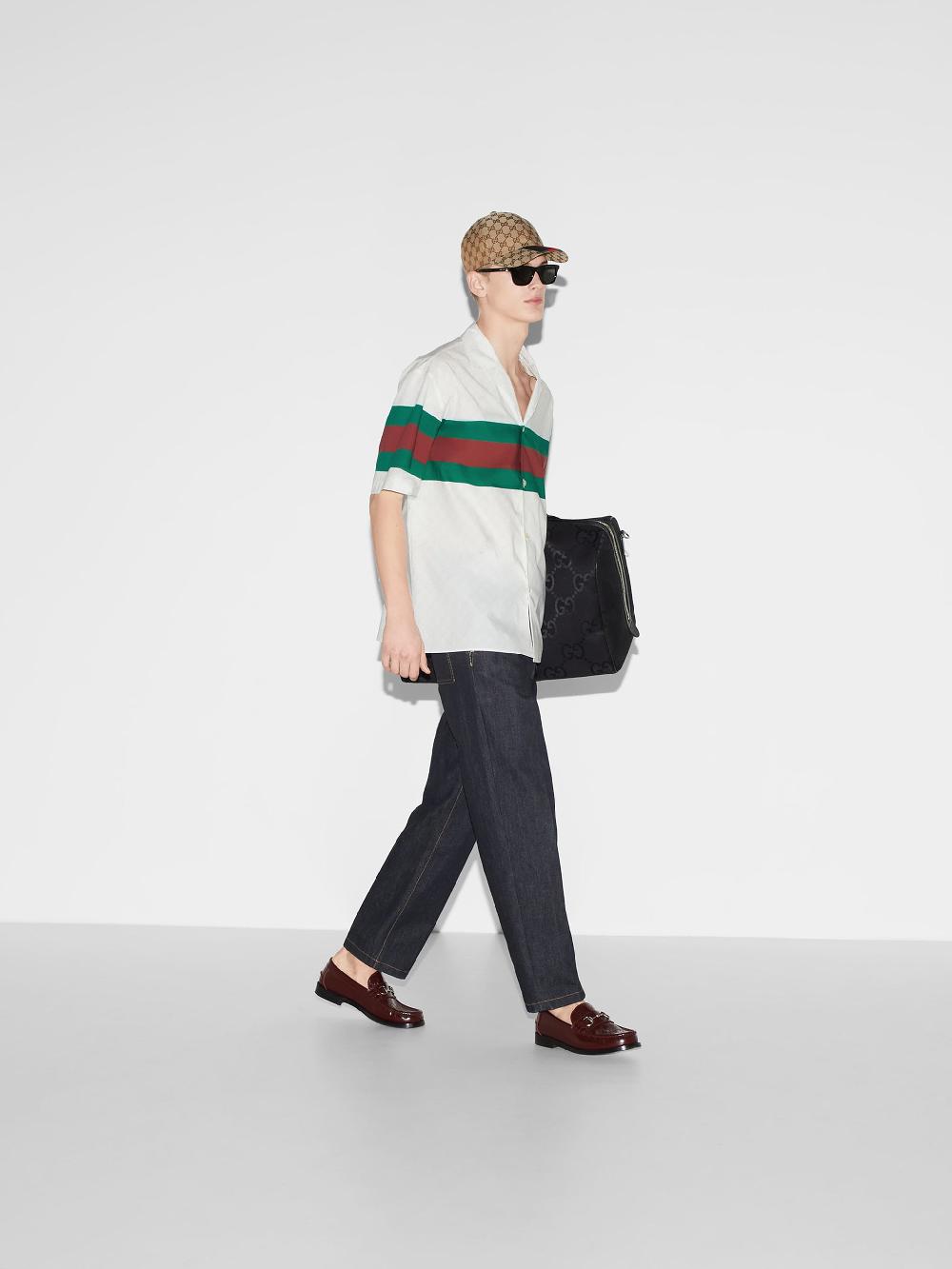 GUCCI Gg Shirt With Web