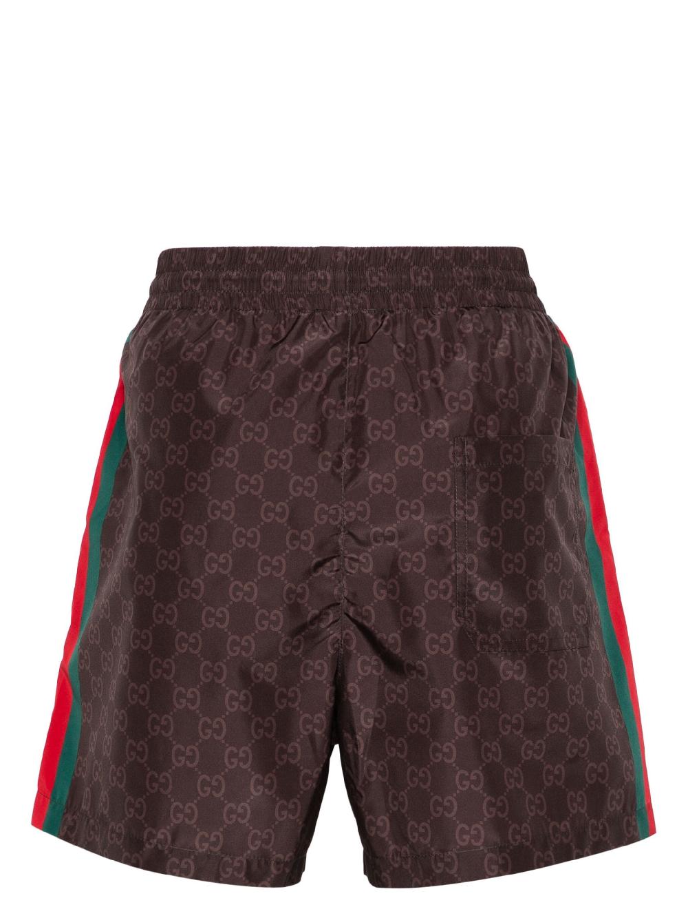 GUCCI Gg Swim Shorts With Web