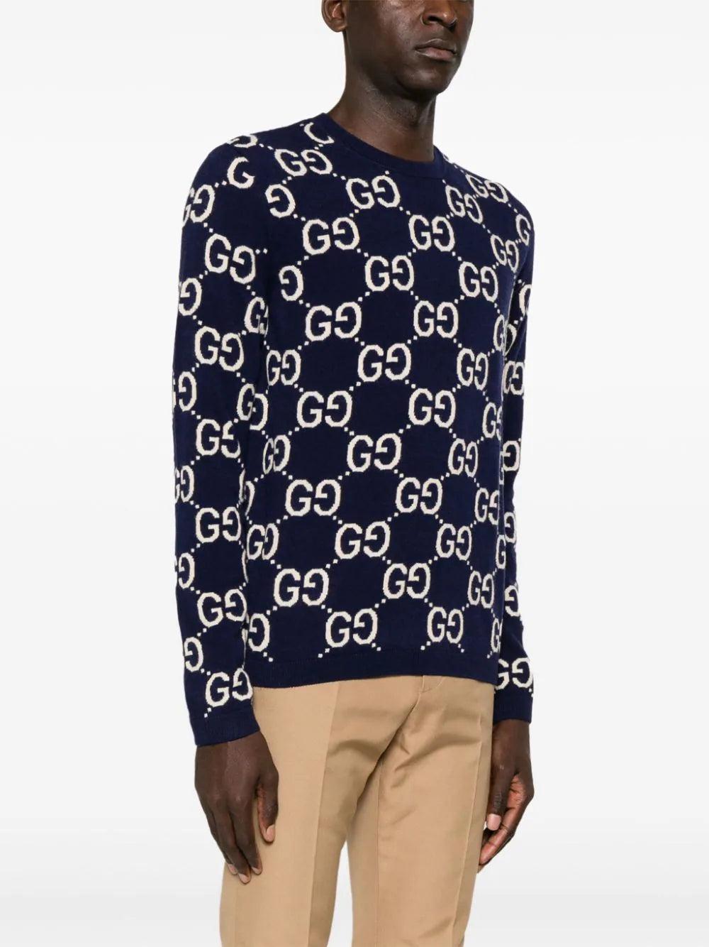 GUCCI Gg Wool Jacquard Sweater