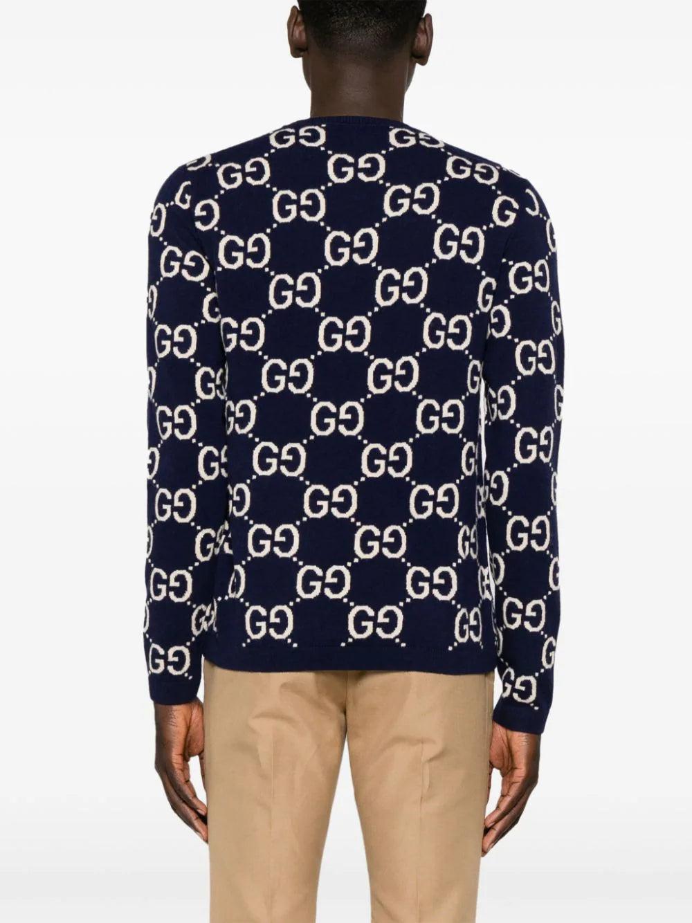 GUCCI Gg Wool Jacquard Sweater