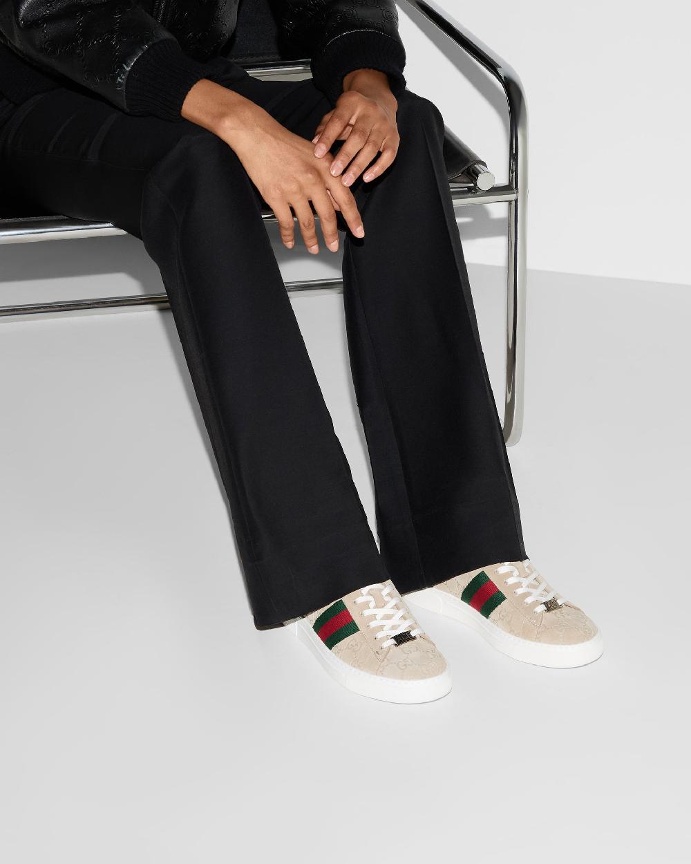 GUCCI Gucci Ace Sneaker With Web