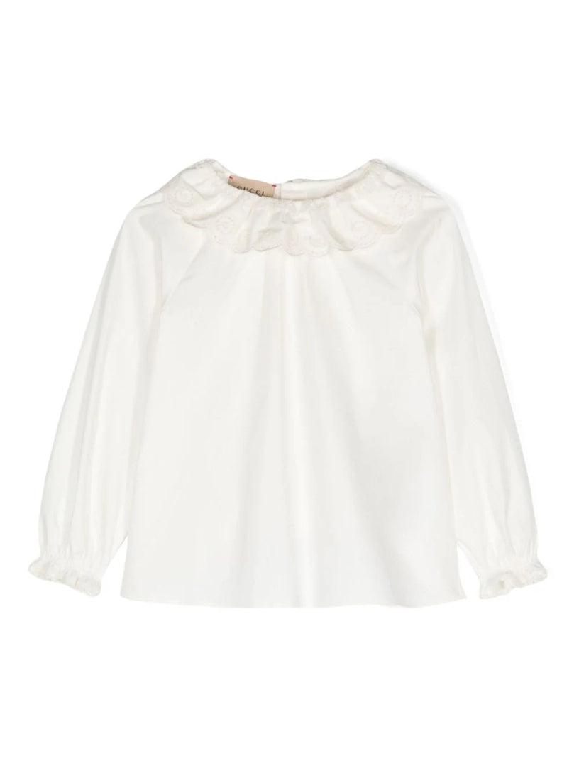 Gucci Kids Cotton piquet shirt