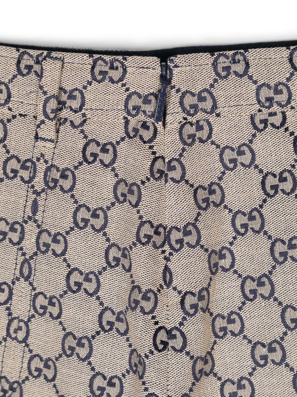 Gucci Kids Gg Canvas Skirt