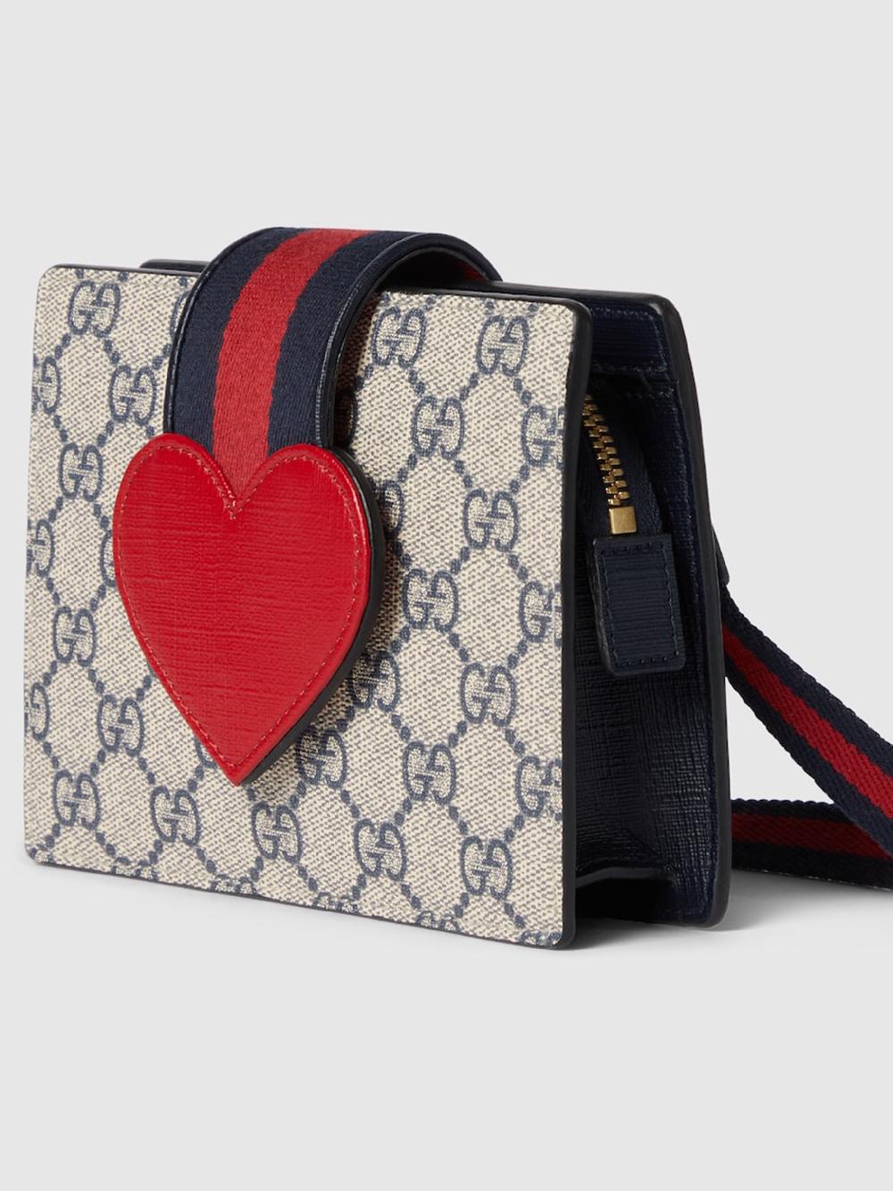Gucci Kids Gg Handbag With Heart
