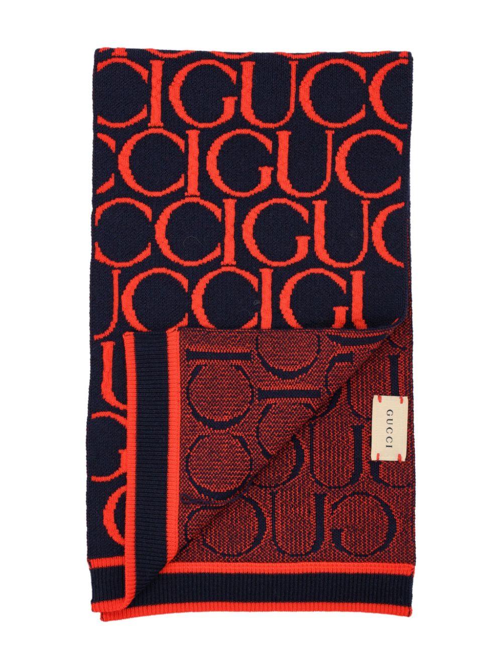 Gucci Kids Gucci Wool Jacquard Scarf