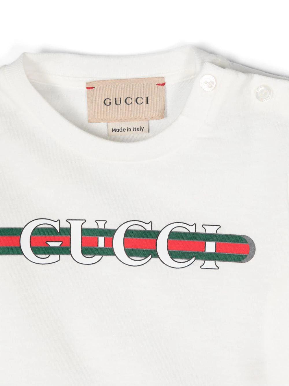 Gucci Kids Printed Cotton T-shirt