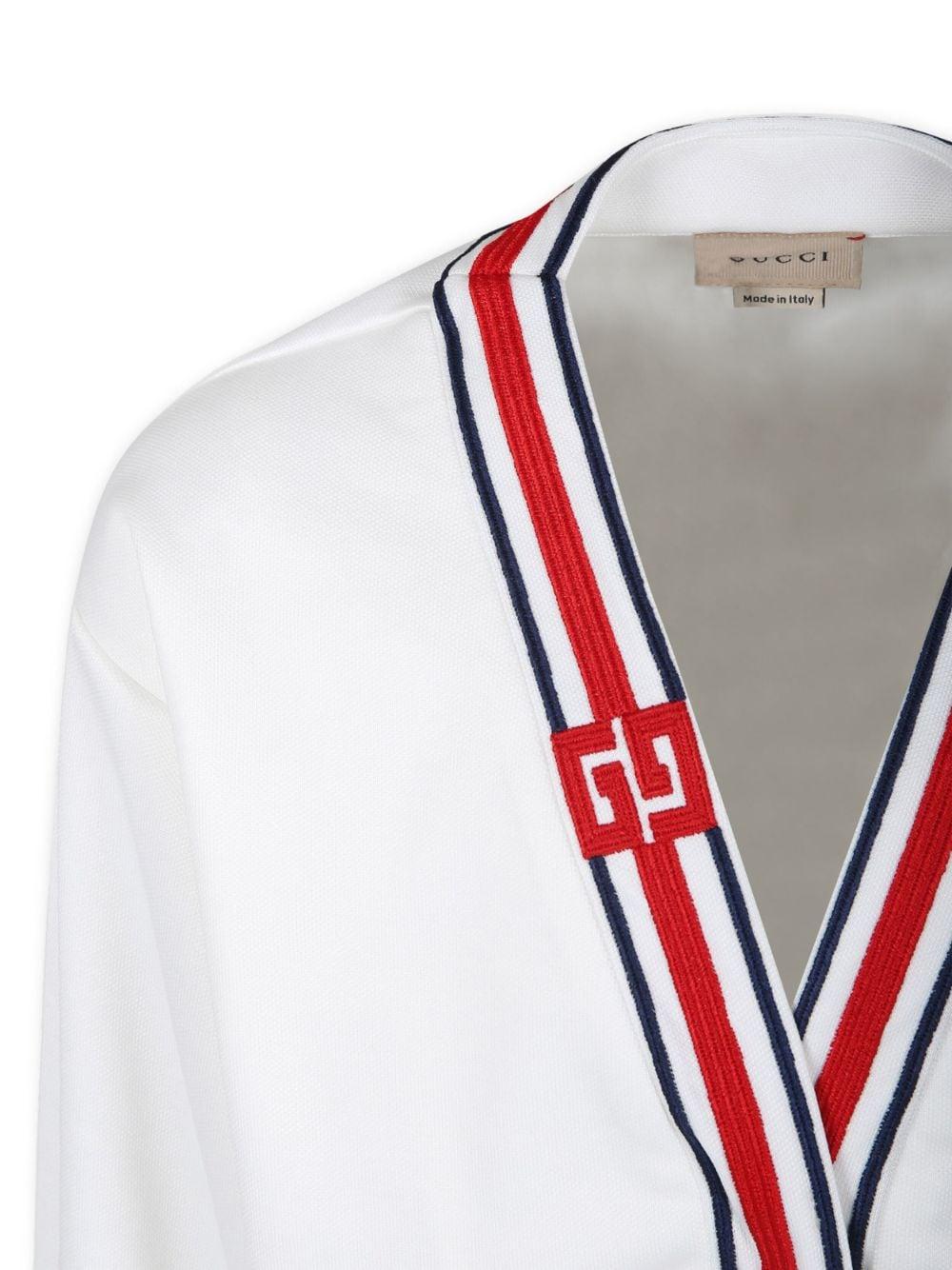 Gucci Kids Square Gg Cardigan