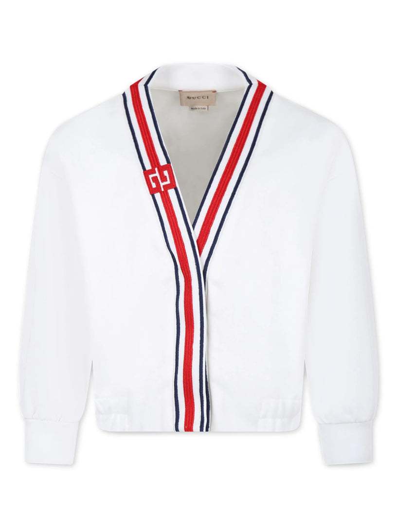 Gucci Kids Square gg cardigan