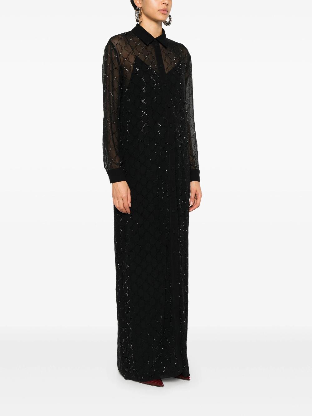 GUCCI Long Dress With Gg Monogram