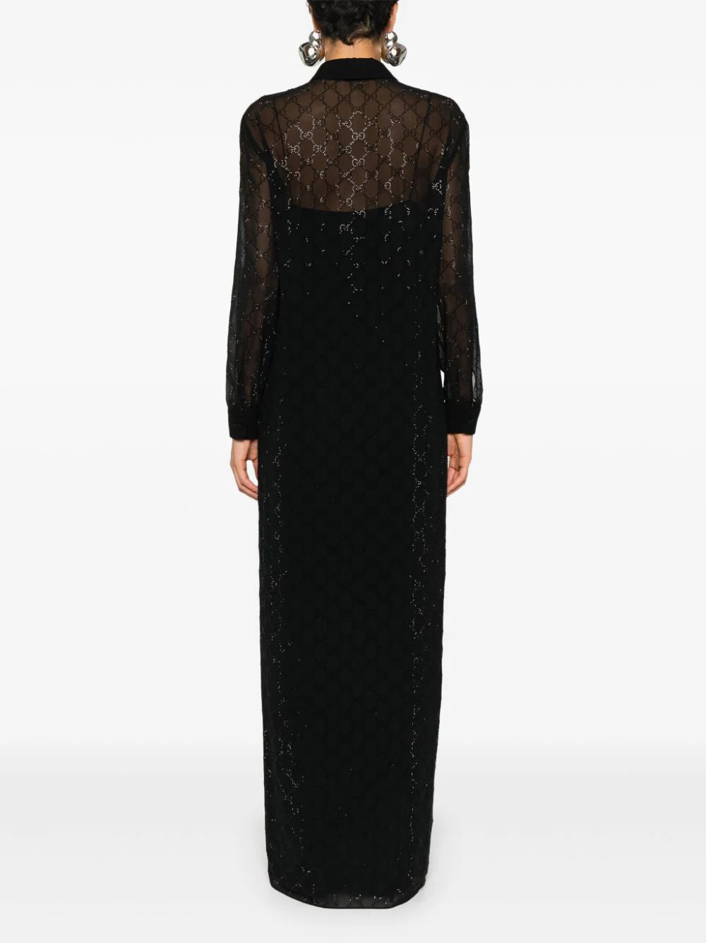 GUCCI Long Dress With Gg Monogram