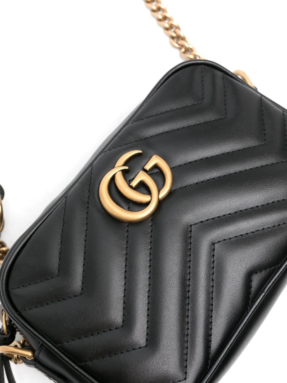 GUCCI Mini Gg Marmont Chain Shoulder Bag