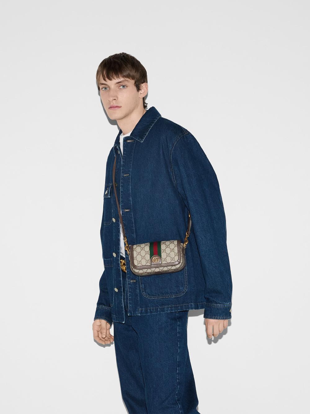 GUCCI Ophidia Super Mini Shoulder Bag