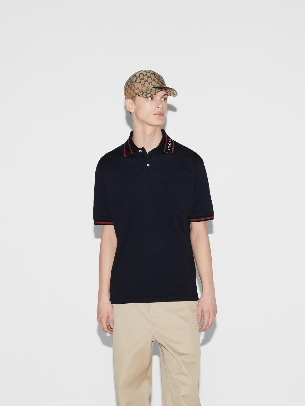 GUCCI Polo Shirt With Web