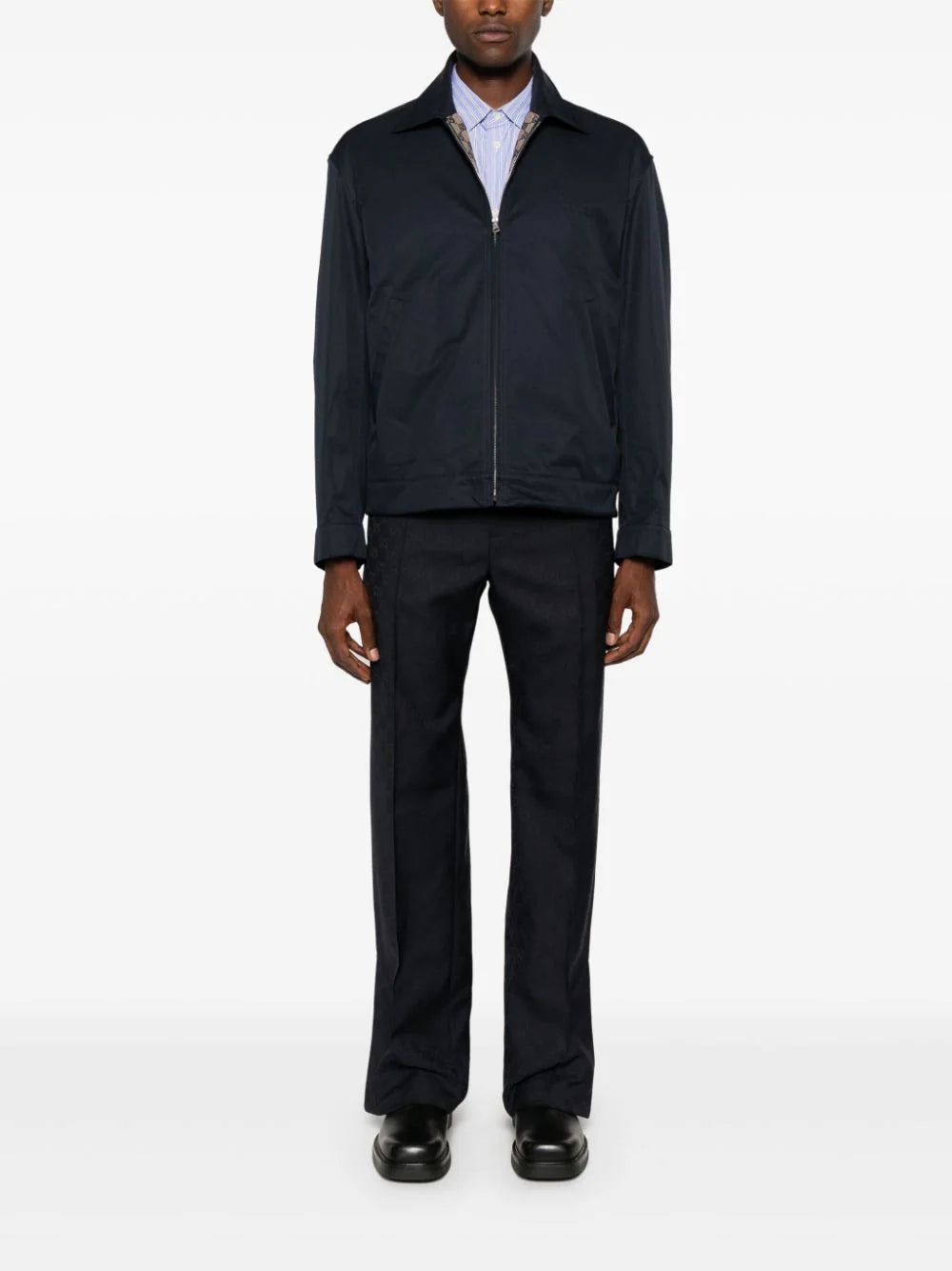 GUCCI Polyester Gg Jacquard Pant With Web