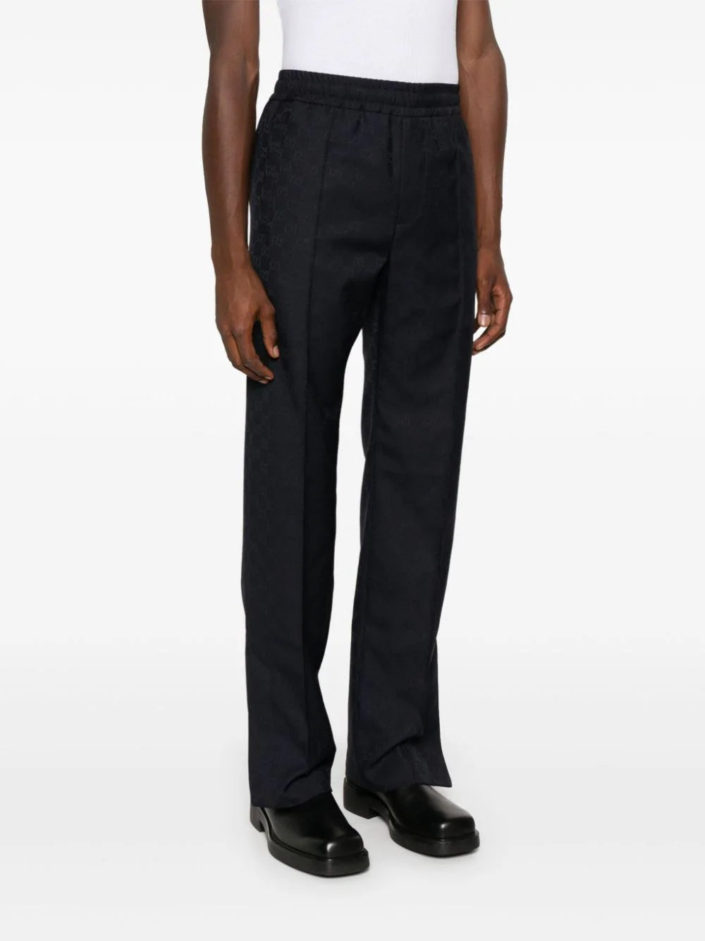GUCCI Polyester Gg Jacquard Pant With Web