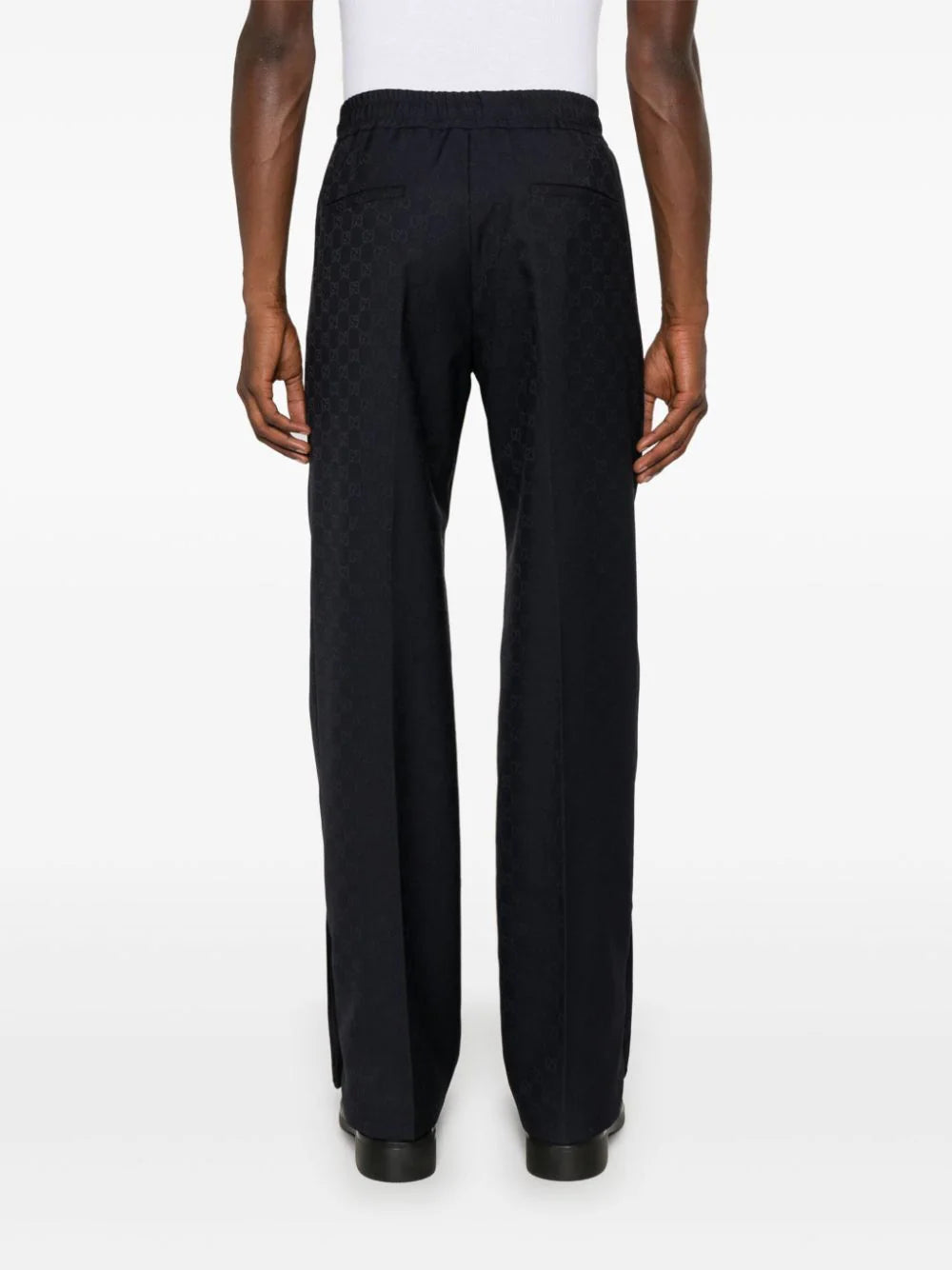 GUCCI Polyester Gg Jacquard Pant With Web
